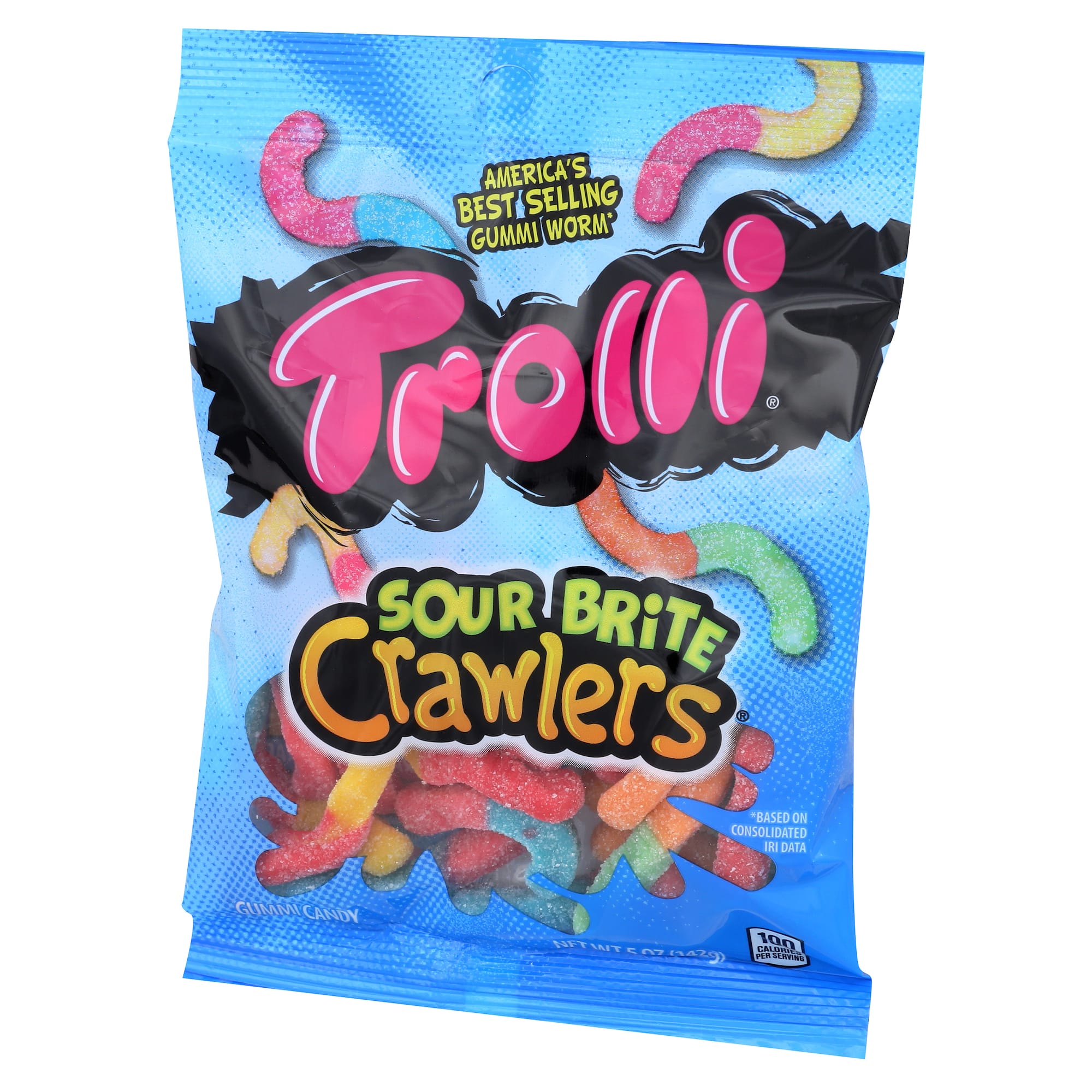 Trolli Sour Brite Crawlers Gummi Worms